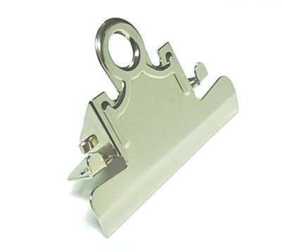 3" Nickel Finish Clipboard Clips