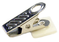 Bulldog Clip with Swivel Vinyl Back