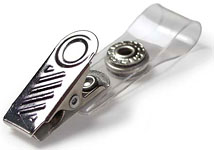 Bulldog Clip with Vinyl Photo Strap