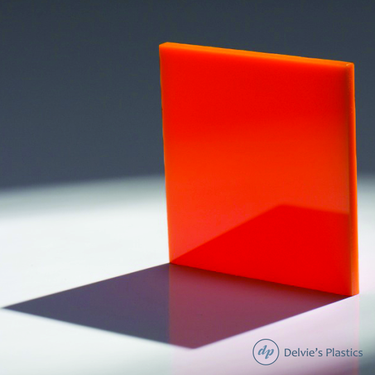 2119 Translucent Orange Acrylic Sheet