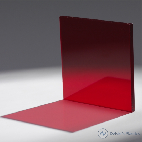 2423 Transparent Red  Acrylic Sheet