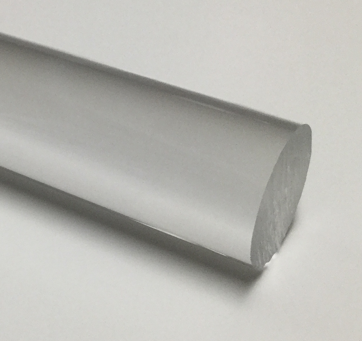 Clear Cast Acrylic Rod (Unpolished)