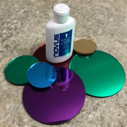 Laser Cut Color MIRROR Acrylic Disks