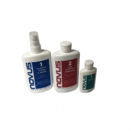 Novus Polishing Kit 8 oz. Novus #1 and #2 - 2 oz. Novus #3  with wipes