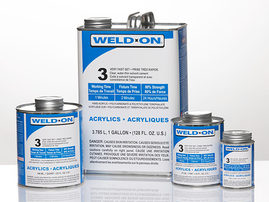 Weld-On #3 for Plexiglas and Acrylic Sheet
